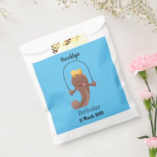 Funny skipper mudskipper fish Cartoon Geschenktütchen (Versiegelt)
