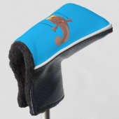 Funny skipper mudskipper fish Cartoon Golf Headcover (3/4 Vorderseite)