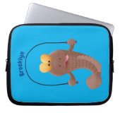 Funny skipper mudskipper fish Cartoon Laptopschutzhülle (Vorderseite)