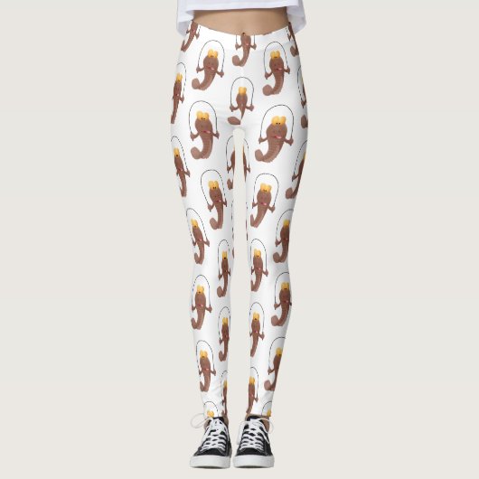 Funny skipper mudskipper fish Cartoon Leggings (Vorderseite)