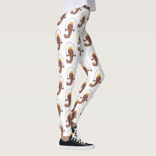 Funny skipper mudskipper fish Cartoon Leggings (Rechts)