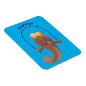 Funny skipper mudskipper fish Cartoon Magnet (Rechte Seite)