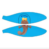 Funny skipper mudskipper fish Cartoon Mini Basketball (Panele)