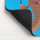 Funny skipper mudskipper fish Cartoon Mousepad (Ecke)