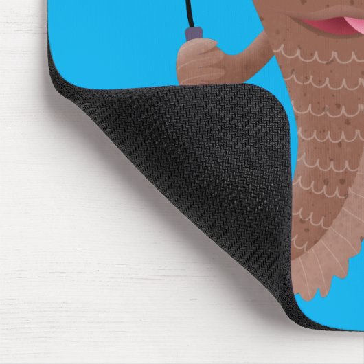 Funny skipper mudskipper fish Cartoon Mousepad (Ecke)