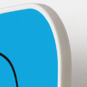 Funny skipper mudskipper fish Cartoon Pickleball Schläger (Linke Seite)