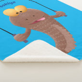 Funny skipper mudskipper fish Cartoon Sherpadecke (3/4)