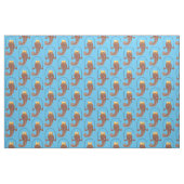 Funny skipper mudskipper fish Cartoon Stoff (Fat Quarter (45,7 x 55,9 cm))