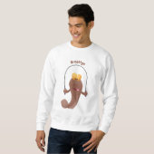 Funny skipper mudskipper fish Cartoon Sweatshirt (Vorne ganz)