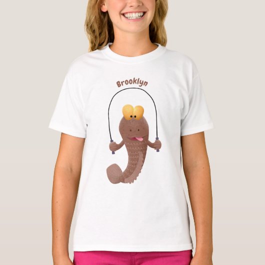 Funny skipper mudskipper fish Cartoon T-Shirt (Vorderseite)