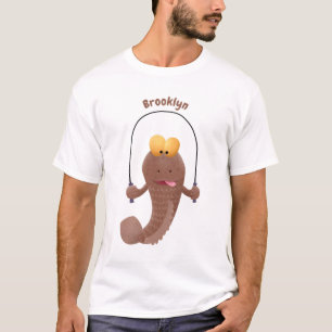 Funny skipper mudskipper fish Cartoon T-Shirt