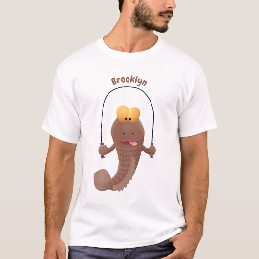Funny skipper mudskipper fish Cartoon T-Shirt (Vorderseite)