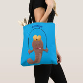 Funny skipper mudskipper fish Cartoon Tasche (Von Nahem)