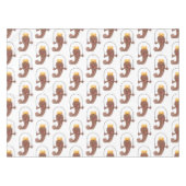 Funny skipper mudskipper fish Cartoon Tischdecke (Vorderseite (Horizontal))