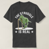 Funny Skipping Rope Jumping Rope Der Kampf ist R T-Shirt (Design vorne)