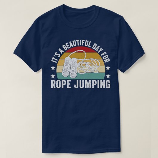 Funny Skipping Rope Jumping Rope Jump Rope8 T-Shirt (Design vorne)