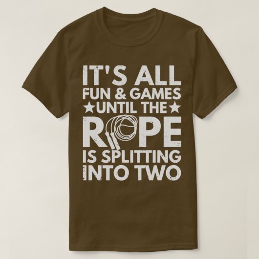 Funny Skipping Rope Jumping Rope Jump Rope Skip Ro T-Shirt (Design vorne)
