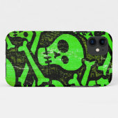 Funny Skull #2 iPhone Case (Rückseite (Horizontal))