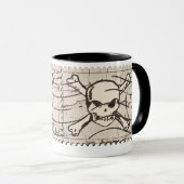 Funny Skull Briefmarke 4 Tasse (VorderseiteRechts)