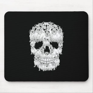 Funny Skull Kostüme Männer Frauen Bulldog Lover Mousepad