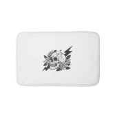 Funny Skull Lover Badematte (Vorderseite)