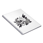 Funny Skull Lover Notizblock (Rechte Seite)