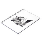 Funny Skull Lover Notizblock (Linke Seite)
