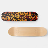Funny Skull Skateboard (Horizontal)