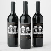 Funny Skull Wine Label Weinetikett (Flaschen)