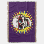 **Funny Skull With Sunglasses – Cartoon Laughing S Decke (Vorderseite Vertikal)