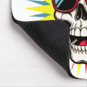 **Funny Skull With Sunglasses – Cartoon Laughing S Mousepad (Ecke)