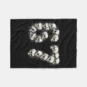 Funny Skulls 6 7 Meme Six Seven Love Halloween  Fleecedecke (Vorderseite (Horizontal))