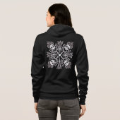 Funny Skulls Niedlich Goth Hoodie (Schwarz voll)