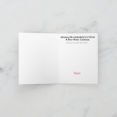 Funny Skulls of Holly Christmas Card Karte (Innenseite)