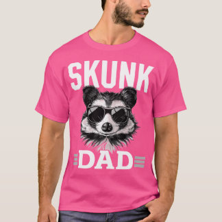 Funny Skunk Animal Skunk Vater T-Shirt