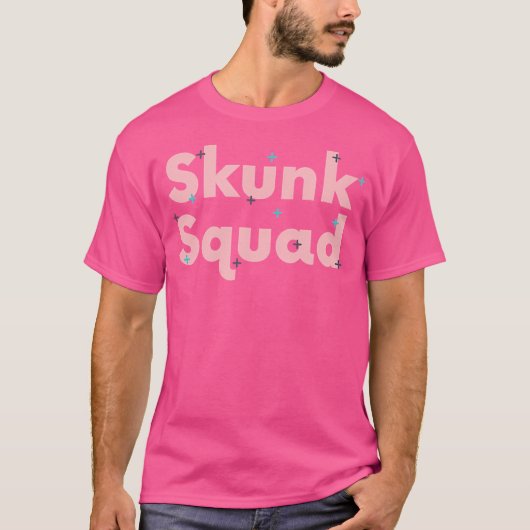 Funny Skunk Squad T-Shirt (Vorderseite)