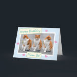 Funny Sky Blue vom Cats Foto Happy Birthday Karte<br><div class="desc">Wünschen Sie jemanden besonders die glücklichsten Geburtstage mit dieser Funny Sky Blue From The Cats Custom Foto Personalisiert Happy Birthday Card From Zazzle! Erhältlich in verschiedenen Größen und Papiertypen. Verkauf mit oder ohne Umschläge mit der Karte oder in Mengen von zwei oder mehr. Kaufen Sie es so, wie es ist...</div>