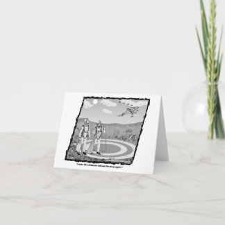 Funny Skydiver Card Karte