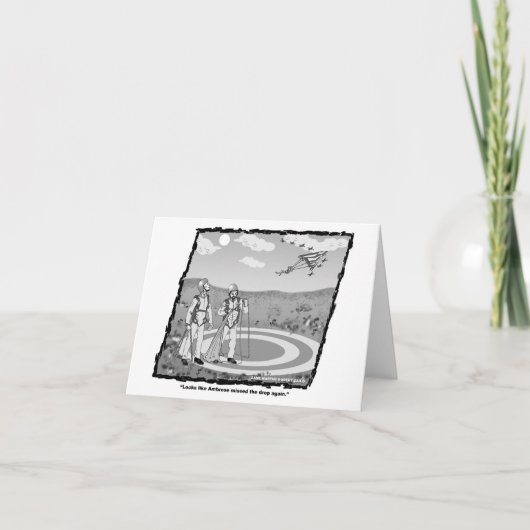 Funny Skydiver Card Karte (Vorderseite)