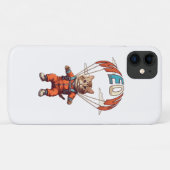 Funny Skydiving Cat Case-Mate iPhone Hülle (Rückseite (Horizontal))
