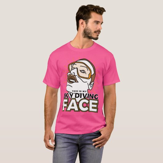 Funny Skydiving für Skydiver T-Shirt (Vorne ganz)