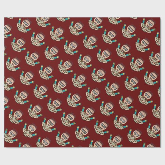 Funny Skydiving Geschenkpapier (Flach)