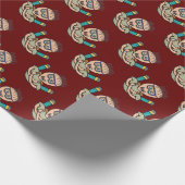 Funny Skydiving Geschenkpapier (Ecke)