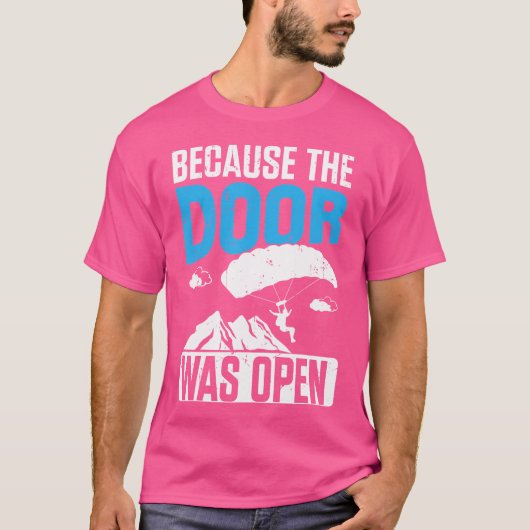 Funny Skydiving Idee T-Shirt (Vorderseite)