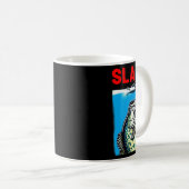 Funny Slab Famous Shark Movie Parody Slabs Crappie Kaffeetasse (VorderseiteRechts)