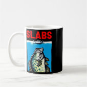 Funny Slab Famous Shark Movie Parody Slabs Crappie Kaffeetasse (Links)