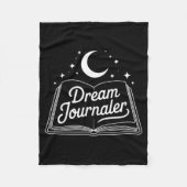 Funny Sleep Hygiene Dream Journaling Status Symbol Fleecedecke (Vorderseite)