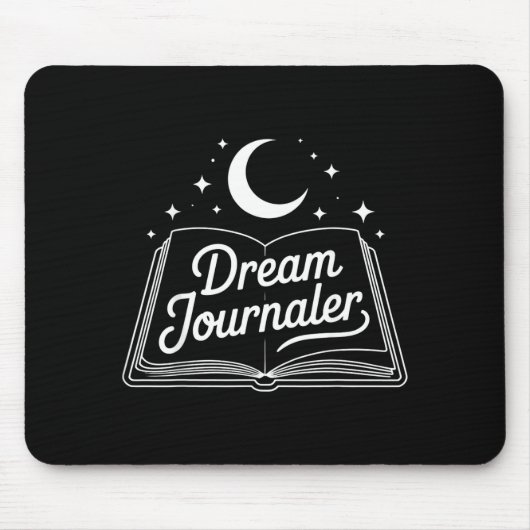 Funny Sleep Hygiene Dream Journaling Status Symbol Mousepad (Vorne)