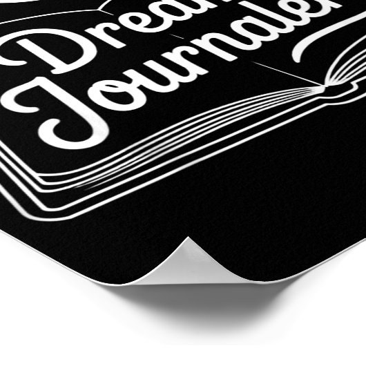 Funny Sleep Hygiene Dream Journaling Status Symbol Poster (Ecke)