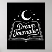 Funny Sleep Hygiene Dream Journaling Status Symbol Poster (Vorne)